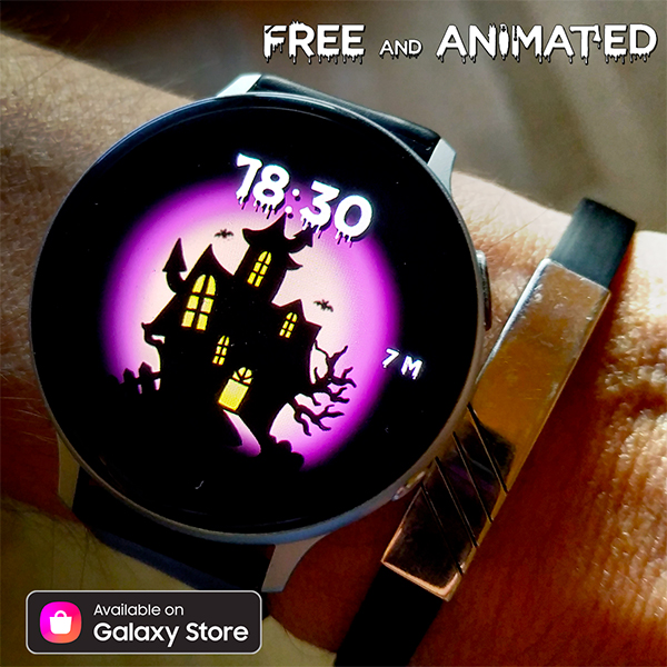 Watch face for Samsung Galaxy Watch - Halloween